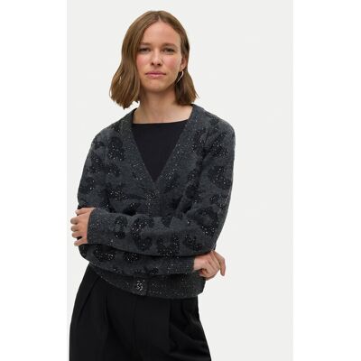 Vero Moda Kardigan Zuzu 10339337 Szary Regular Fit L Szary Damskie Vero Moda Kardigan Zuzu 10339337 Szary Regular Fit L Szary Damskie