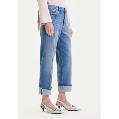 Mustang Jeansy Vermont 1016933 Niebieski Loose Fit 27_30 Niebieski Damskie Mustang Jeansy Vermont 1016933 Niebieski Loose Fit 27_30 Niebieski Damskie