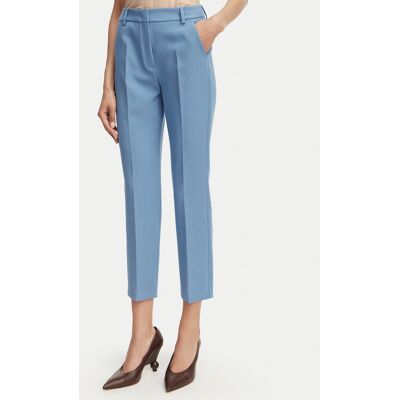Weekend Max Mara Spodnie materiałowe Rana 2615131021 Błękitny Slim Fit 42 Niebieski jasny Damskie Weekend Max Mara Spodnie materiałowe Rana 2615131021 Błękitny Slim Fit 42 Niebieski jasny Damskie