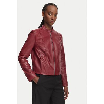 Boss Kurtka skórzana Saleste1 50545625 Czerwony Regular Fit 40 Czerwony Damskie Boss Kurtka skórzana Saleste1 50545625 Czerwony Regular Fit 40 Czerwony Damskie