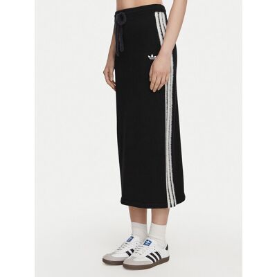 Adidas Spódnica midi KS9373 Czarny Slim Fit XS Czarny Damskie Adidas Spódnica midi KS9373 Czarny Slim Fit XS Czarny Damskie