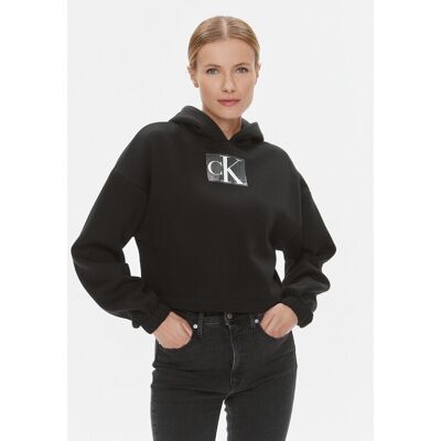 Calvin Klein Jeans Bluza J20J222962 Czarny Regular Fit L Czarny Damskie Calvin Klein Jeans Bluza J20J222962 Czarny Regular Fit L Czarny Damskie