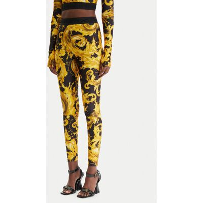 Versace Jeans Couture Legginsy 80HAC101 JS532 Czarny Slim Fit 38 Czarny Damskie Versace Jeans Couture Legginsy 80HAC101 JS532 Czarny Slim Fit 38 Czarny Damskie