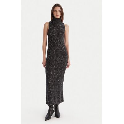 Marella Sukienka dzianinowa Ilsa 2523326072 Szary Slim Fit XL Szary Damskie Marella Sukienka dzianinowa Ilsa 2523326072 Szary Slim Fit XL Szary Damskie