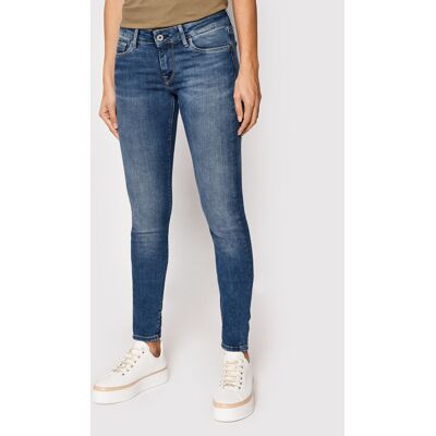 Pepe Jeans Jeansy Soho PL204174 Niebieski Skinny Fit 25_30 Niebieski Damskie Pepe Jeans Jeansy Soho PL204174 Niebieski Skinny Fit 25_30 Niebieski Damskie