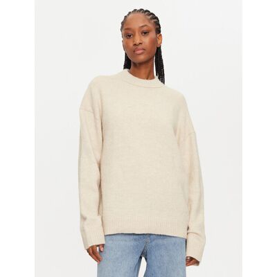 Calvin Klein Sweter J20J224636 Brązowy Regular Fit S Brązowy Damskie Calvin Klein Sweter J20J224636 Brązowy Regular Fit S Brązowy Damskie