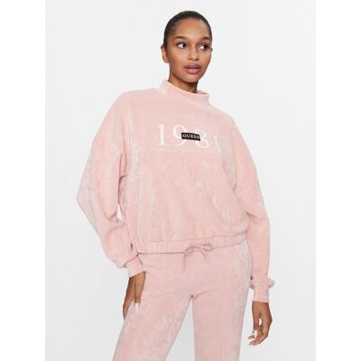Guess Bluza Aleta V3BQ00 KBC00 Różowy Regular Fit XL Różowy Damskie Guess Bluza Aleta V3BQ00 KBC00 Różowy Regular Fit XL Różowy Damskie