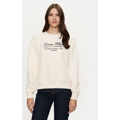 Tommy Hilfiger Bluza Modern WW0WW43574 Biały Regular Fit XXL Biały Damskie Tommy Hilfiger Bluza Modern WW0WW43574 Biały Regular Fit XXL Biały Damskie