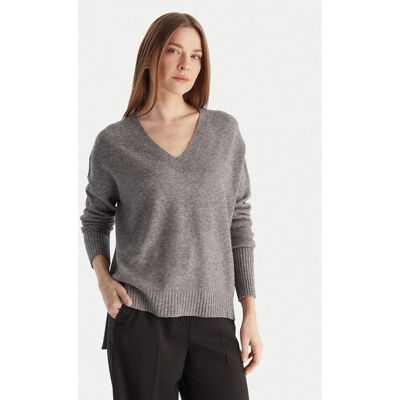 Kontatto Sweter 3M0842C Szary Relaxed Fit NOSIZE Szary Damskie Kontatto Sweter 3M0842C Szary Relaxed Fit NOSIZE Szary Damskie