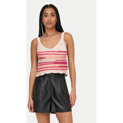ONLY Top Merida 15344404 Różowy Regular Fit M Różowy Damskie ONLY Top Merida 15344404 Różowy Regular Fit M Różowy Damskie