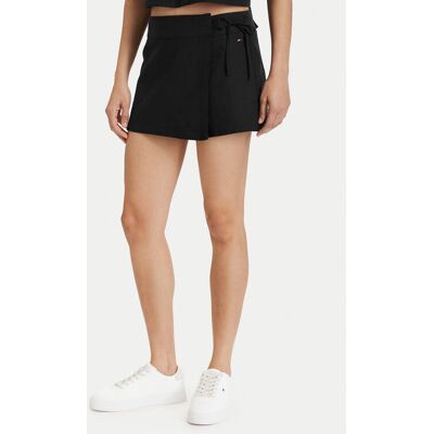 Tommy Jeans Spódnico-szorty DW0DW22267 Czarny Regular Fit XS Czarny Damskie Tommy Jeans Spódnico-szorty DW0DW22267 Czarny Regular Fit XS Czarny Damskie
