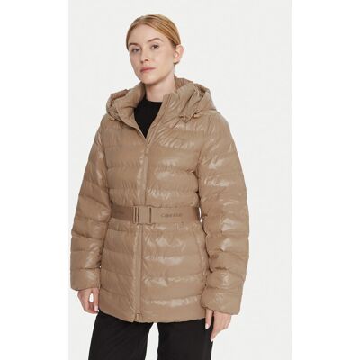 Calvin Klein Kurtka zimowa LV044D542G Beżowy Regular Fit XS Beżowy Damskie Calvin Klein Kurtka zimowa LV044D542G Beżowy Regular Fit XS Beżowy Damskie