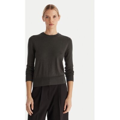 Calvin Klein Sweter LV044D370G Szary Regular Fit XS Szary Damskie Calvin Klein Sweter LV044D370G Szary Regular Fit XS Szary Damskie