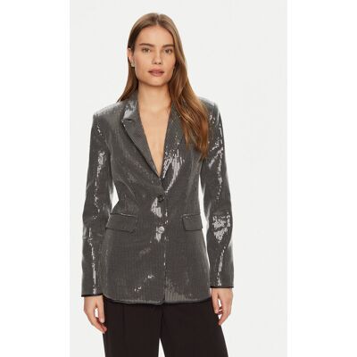 Guess Marynarka W5RN48 WGX40 Srebrny Regular Fit M Srebrny Damskie Guess Marynarka W5RN48 WGX40 Srebrny Regular Fit M Srebrny Damskie