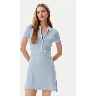 Guess Sukienka dzianinowa V5GK00 Z3D60 Błękitny Regular Fit L Niebieski jasny Damskie Guess Sukienka dzianinowa V5GK00 Z3D60 Błękitny Regular Fit L Niebieski jasny Damskie
