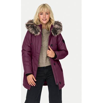 ONLY Parka Iris 15304625 Różowy Regular Fit M Różowy Damskie ONLY Parka Iris 15304625 Różowy Regular Fit M Różowy Damskie