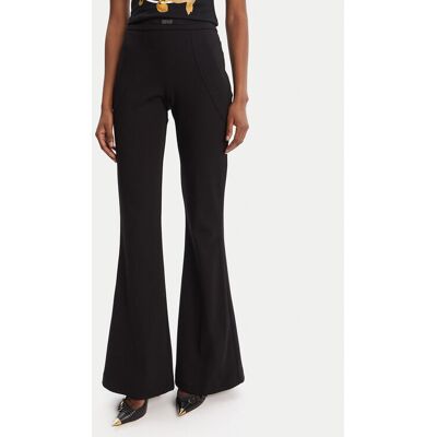 Versace Jeans Couture Spodnie materiałowe 79HAA105 J0092 Czarny Slim Fit 44 Czarny Damskie Versace Jeans Couture Spodnie materiałowe 79HAA105 J0092 Czarny Slim Fit 44 Czarny Damskie