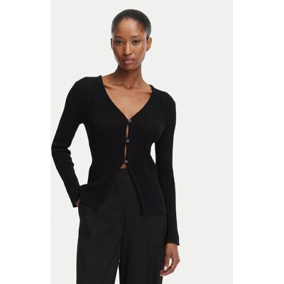 Calvin Klein Kardigan LV047G317G Czarny Classic Fit S Czarny Damskie Calvin Klein Kardigan LV047G317G Czarny Classic Fit S Czarny Damskie