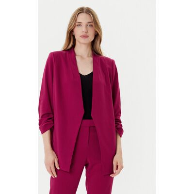 DKNY Marynarka P9RCAAWI Bordowy Regular Fit S Bordowy Damskie DKNY Marynarka P9RCAAWI Bordowy Regular Fit S Bordowy Damskie