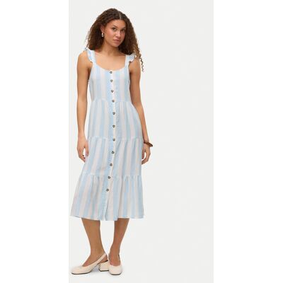 Vero Moda Sukienka letnia Linn 10322614 Błękitny Regular Fit S Niebieski jasny Damskie Vero Moda Sukienka letnia Linn 10322614 Błękitny Regular Fit S Niebieski jasny Damskie
