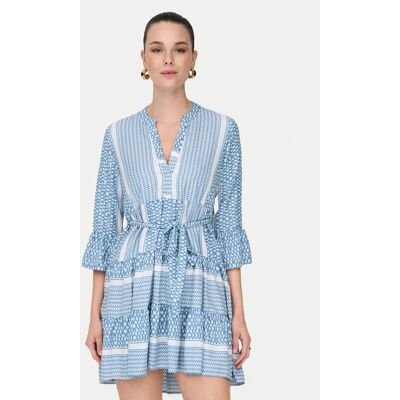 ONLY Sukienka letnia Athena 15219486 Niebieski Regular Fit L Niebieski Damskie ONLY Sukienka letnia Athena 15219486 Niebieski Regular Fit L Niebieski Damskie