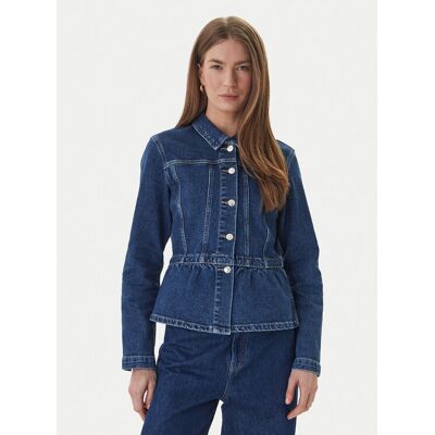 ONLY Kurtka jeansowa Remi 15363587 Granatowy Slim Fit XS Granatowy Damskie ONLY Kurtka jeansowa Remi 15363587 Granatowy Slim Fit XS Granatowy Damskie