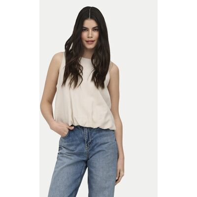 ONLY Top Aris 15364287 Beżowy Loose Fit M Beżowy Damskie ONLY Top Aris 15364287 Beżowy Loose Fit M Beżowy Damskie