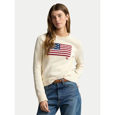 Polo Ralph Lauren Sweter 211896939002 Beżowy Straight Fit XS Beżowy Damskie Polo Ralph Lauren Sweter 211896939002 Beżowy Straight Fit XS Beżowy Damskie