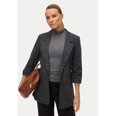 Vero Moda Marynarka Fryd 10331949 Szary Regular Fit 38 Szary Damskie Vero Moda Marynarka Fryd 10331949 Szary Regular Fit 38 Szary Damskie
