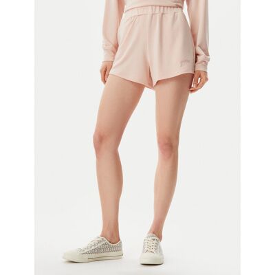 Guess Szorty materiałowe O5GD06 KCQP2 Różowy Regular Fit XL Różowy Damskie Guess Szorty materiałowe O5GD06 KCQP2 Różowy Regular Fit XL Różowy Damskie