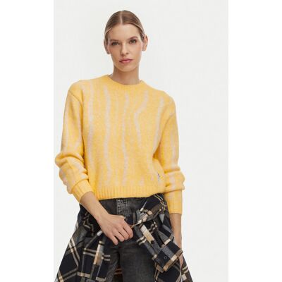 Quiksilver Sweter Selwyn EQWSW03031 Żółty Cropp Fit S Żółty Damskie Quiksilver Sweter Selwyn EQWSW03031 Żółty Cropp Fit S Żółty Damskie