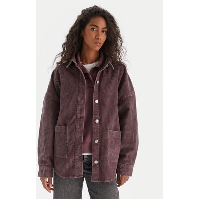 Roxy Koszula Kick Back Washed Cord ERJWT03697 Fioletowy Regular Fit XL Fioletowy Damskie Roxy Koszula Kick Back Washed Cord ERJWT03697 Fioletowy Regular Fit XL Fioletowy Damskie