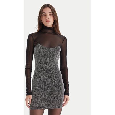 Simona Corsellini Sukienka koktajlowa A25CEAB10601 Srebrny Slim Fit 48 Srebrny Damskie Simona Corsellini Sukienka koktajlowa A25CEAB10601 Srebrny Slim Fit 48 Srebrny Damskie