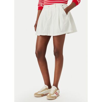 Tommy Jeans Spódnica mini DW0DW22971 Biały Relaxed Fit 26 Biały Damskie Tommy Jeans Spódnica mini DW0DW22971 Biały Relaxed Fit 26 Biały Damskie