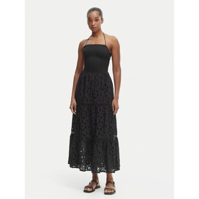 Iconique Sukienka letnia Sirya IC26-007 Czarny Regular Fit L Czarny Damskie Iconique Sukienka letnia Sirya IC26-007 Czarny Regular Fit L Czarny Damskie