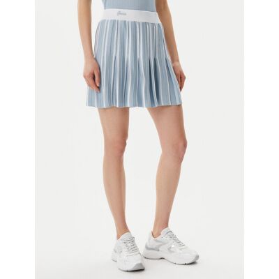 Guess Spódnica plisowana V5GD00 Z3D60 Błękitny Regular Fit S Niebieski jasny Damskie Guess Spódnica plisowana V5GD00 Z3D60 Błękitny Regular Fit S Niebieski jasny Damskie