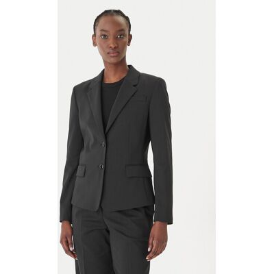 HUGO Marynarka Aredana 50516131 Czarny Slim Fit 36 Czarny Damskie HUGO Marynarka Aredana 50516131 Czarny Slim Fit 36 Czarny Damskie