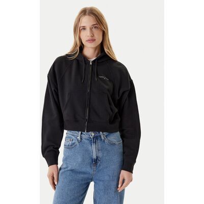 Tommy Jeans Bluza Linear DW0DW21163 Czarny Boxy Fit S Czarny Damskie Tommy Jeans Bluza Linear DW0DW21163 Czarny Boxy Fit S Czarny Damskie