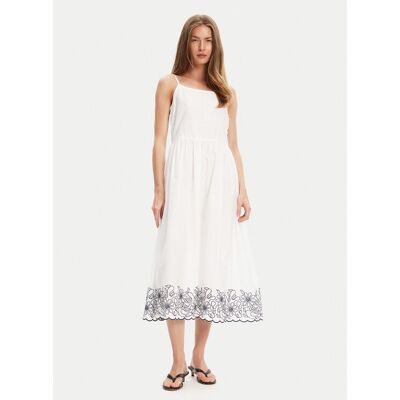 United Colors Of Benetton Sukienka letnia 4KUSDV0B7 Biały Regular Fit L Biały Damskie United Colors Of Benetton Sukienka letnia 4KUSDV0B7 Biały Regular Fit L Biały Damskie