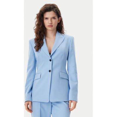 HUGO Marynarka Asmalla 50540787 Błękitny Slim Fit 40 Niebieski jasny Damskie HUGO Marynarka Asmalla 50540787 Błękitny Slim Fit 40 Niebieski jasny Damskie