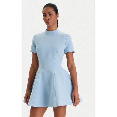 Bardot Sukienka koktajlowa Zephyra 59907DB Błękitny Slim Fit 8 Niebieski jasny Damskie Bardot Sukienka koktajlowa Zephyra 59907DB Błękitny Slim Fit 8 Niebieski jasny Damskie