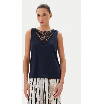 JDY Top Dodo 15296246 Granatowy Regular Fit XS Granatowy Damskie JDY Top Dodo 15296246 Granatowy Regular Fit XS Granatowy Damskie