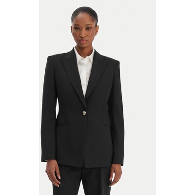 HUGO Marynarka Abire 50565362 Czarny Slim Fit 40 Czarny Damskie HUGO Marynarka Abire 50565362 Czarny Slim Fit 40 Czarny Damskie