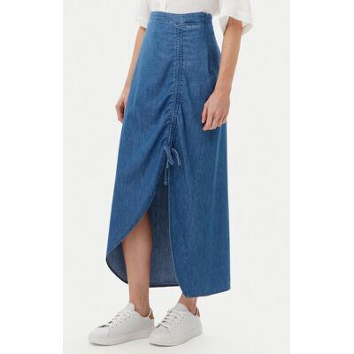 Pepe Jeans Spódnica jeansowa PL901218 Niebieski Slim Fit S Niebieski Damskie Pepe Jeans Spódnica jeansowa PL901218 Niebieski Slim Fit S Niebieski Damskie