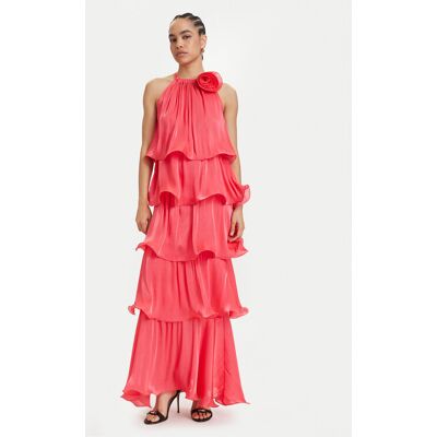 ACCESS FASHION Sukienka wieczorowa 63-3324-308 Koralowy Regular Fit S Koralowy Damskie ACCESS FASHION Sukienka wieczorowa 63-3324-308 Koralowy Regular Fit S Koralowy Damskie