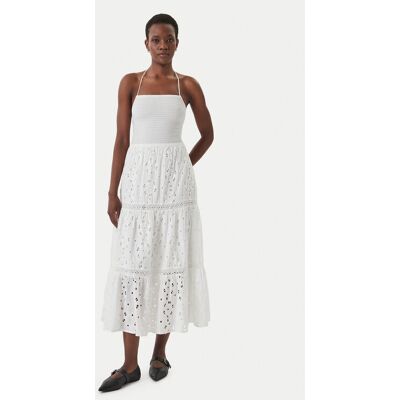 Iconique Sukienka letnia Sirya IC26-007 Biały Regular Fit L Biały Damskie Iconique Sukienka letnia Sirya IC26-007 Biały Regular Fit L Biały Damskie