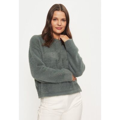 Vero Moda Sweter Alina 10311209 Zielony Regular Fit L Zielony Damskie Vero Moda Sweter Alina 10311209 Zielony Regular Fit L Zielony Damskie