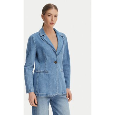 Marella Marynarka Teca 2615041021 Niebieski Regular Fit 44 Niebieski Damskie Marella Marynarka Teca 2615041021 Niebieski Regular Fit 44 Niebieski Damskie