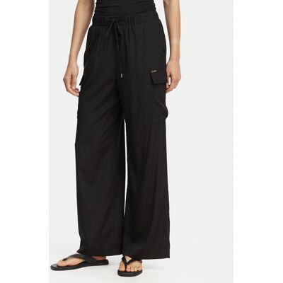 Liu Jo Beachwear Spodnie materiałowe VA6034 T2920 Czarny Relaxed Fit XS Czarny Damskie Liu Jo Beachwear Spodnie materiałowe VA6034 T2920 Czarny Relaxed Fit XS Czarny Damskie