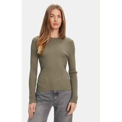 Guess Sweter W5YR08 Z0040 Zielony Regular Fit XXL Zielony Damskie Guess Sweter W5YR08 Z0040 Zielony Regular Fit XXL Zielony Damskie